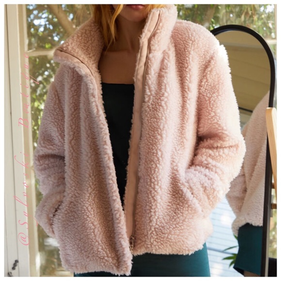 PacSun Jackets & Blazers - 🔥PACSUN. Pink Sherpa Jacket NWT